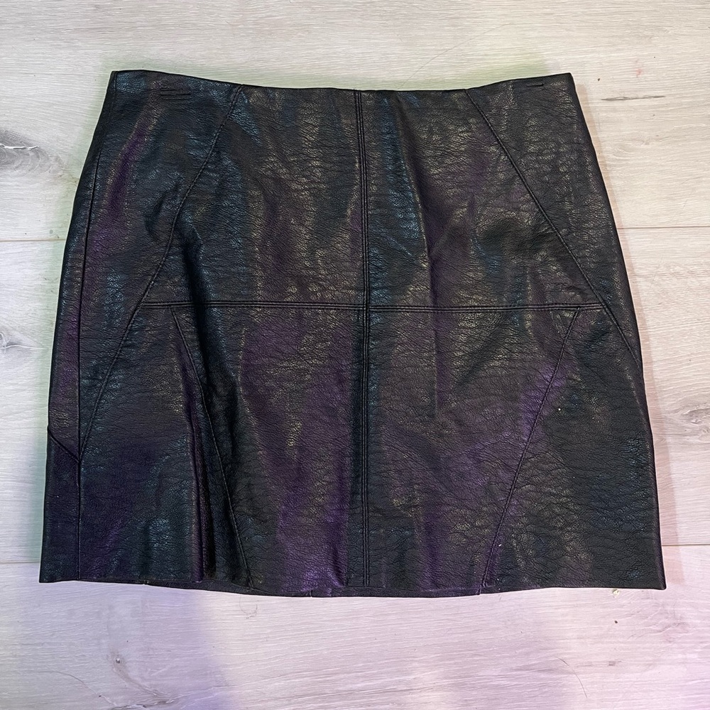 H&M DIVIDED Pleather Skirt